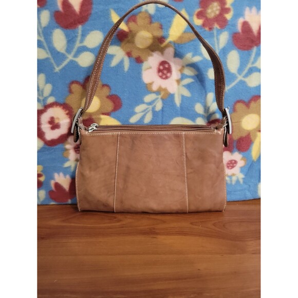 iLi New York Toronto Women’s Brown Leather Shoulder Bag - Picture 3 of 9